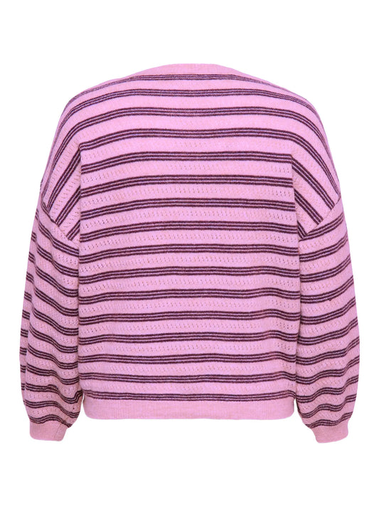 Le pull rayé lainé & ajouré ONLY