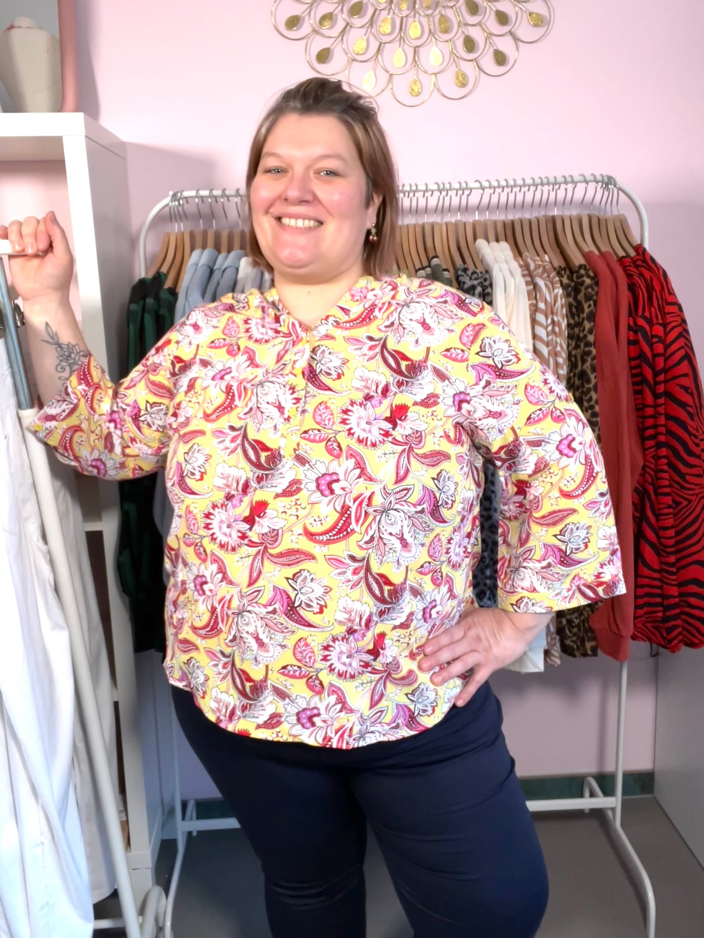Blouse florale