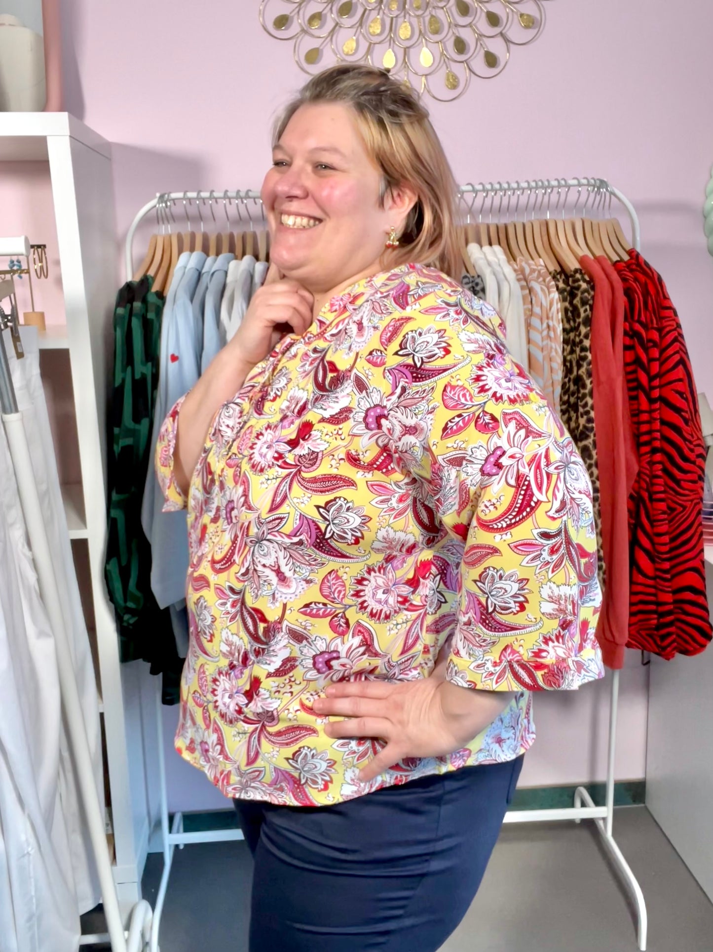Blouse florale