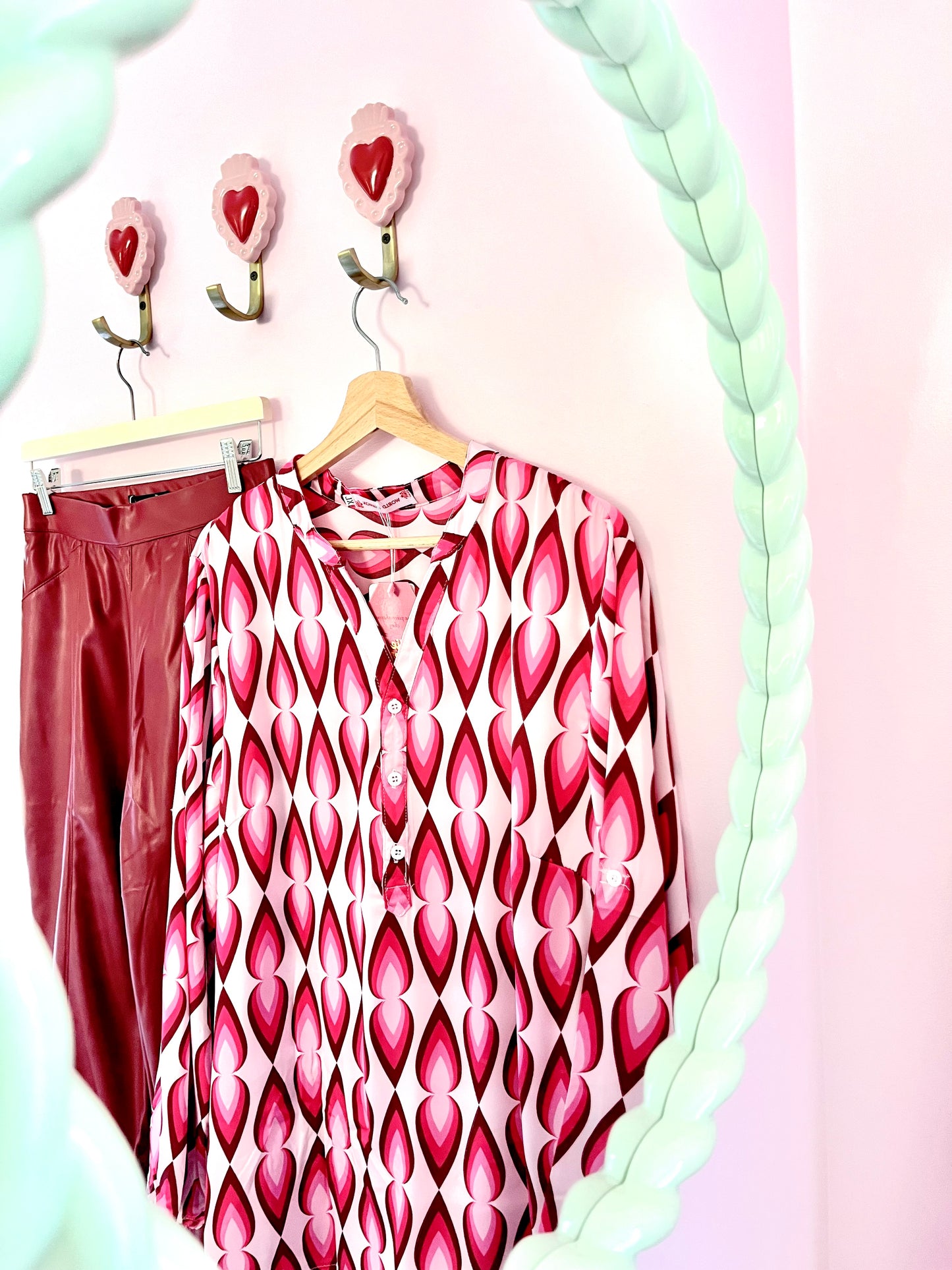 Blouse fluide rétro 29% soie