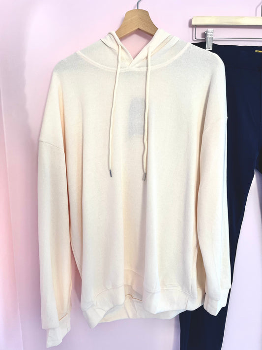 Beige hoodie 