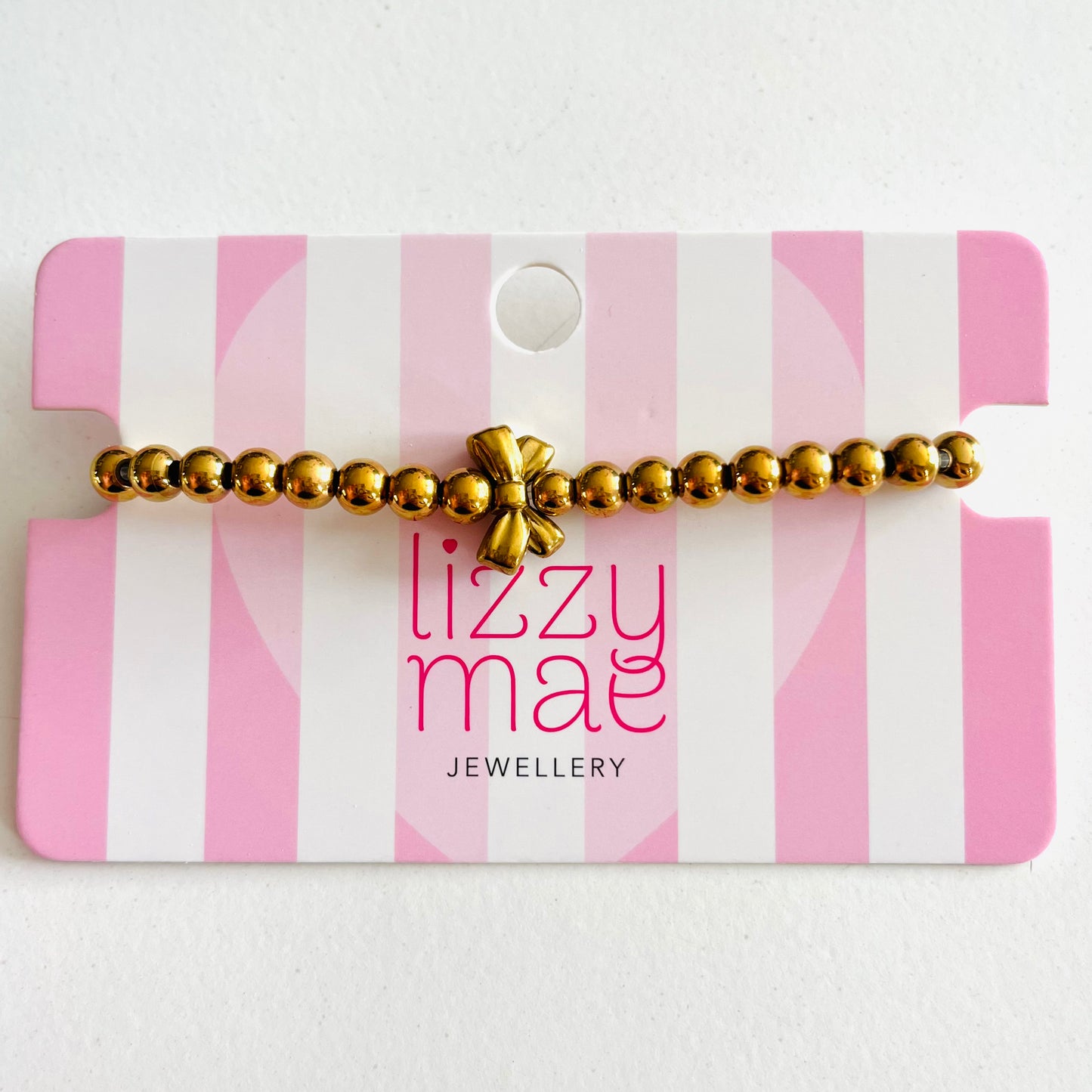 Bracelet Nœud papillon argenté