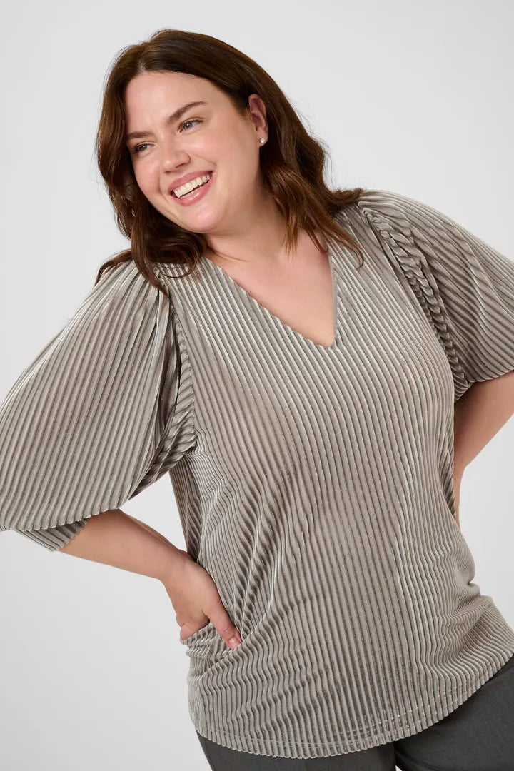 La blouse veloutée