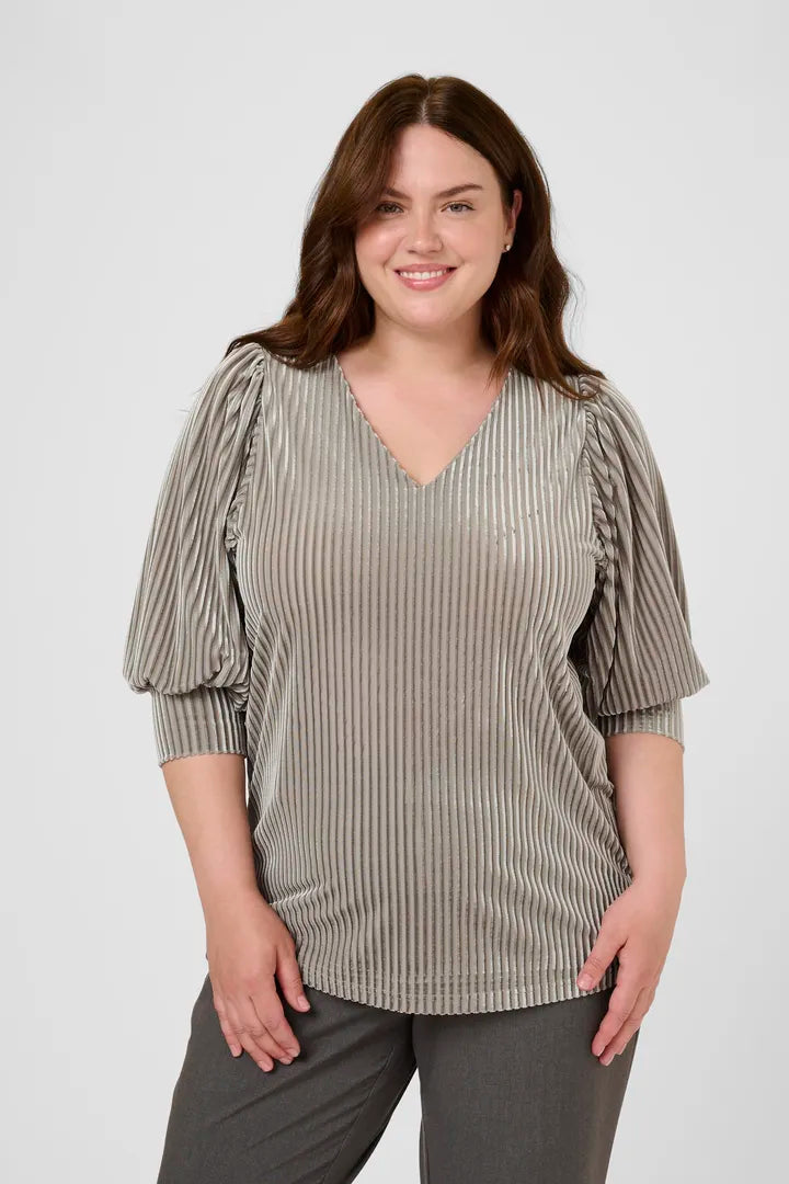 La blouse veloutée