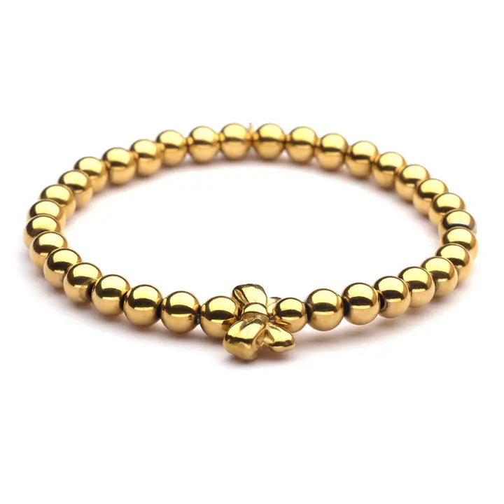 Bracelet Nœud papillon argenté