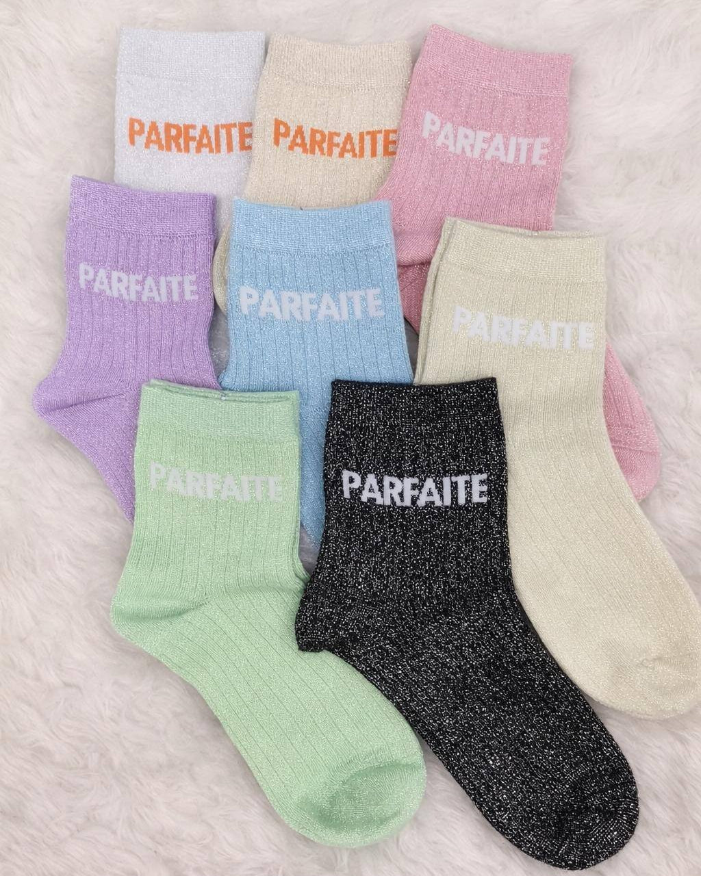 Chaussettes à paillettes "Parfaite"