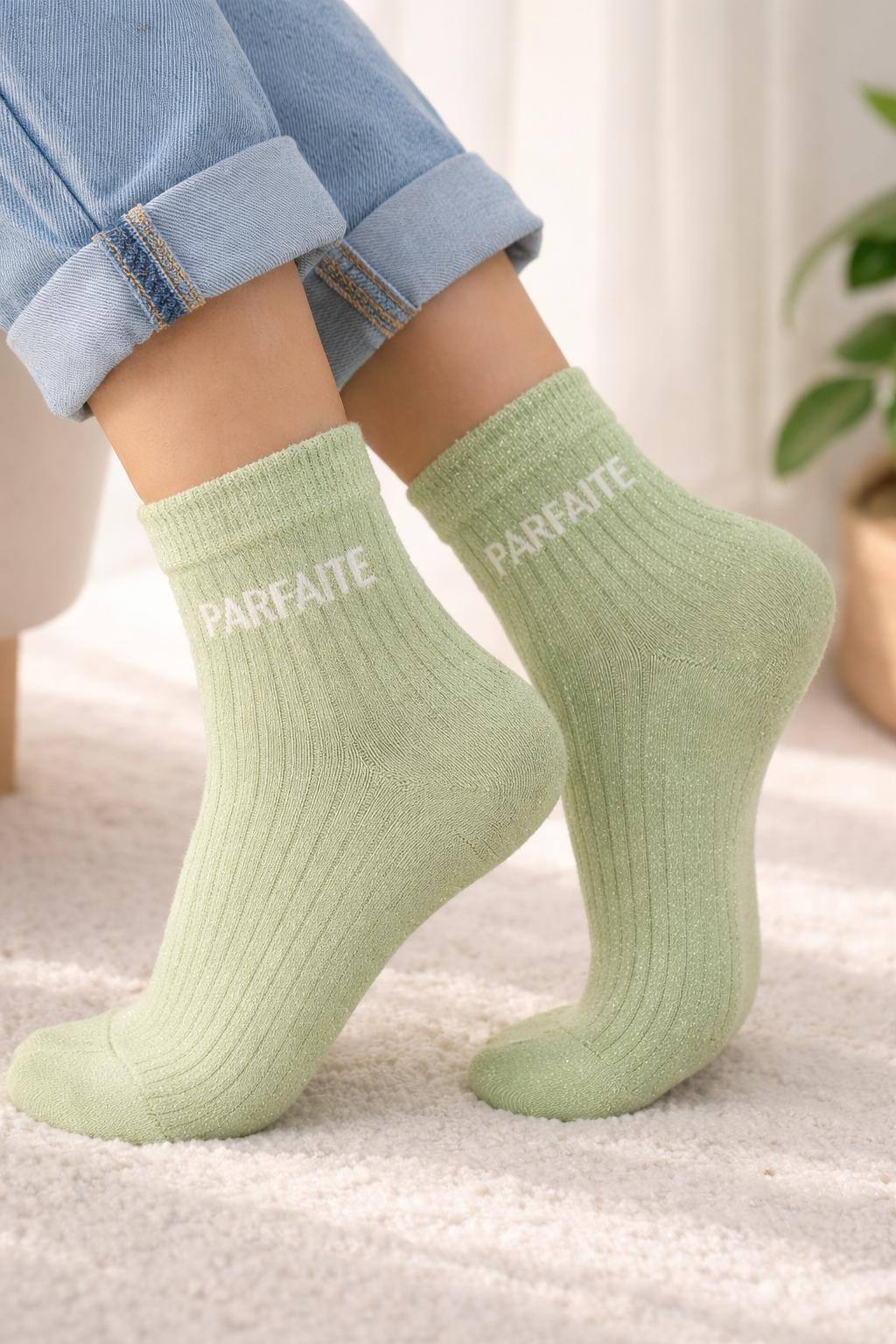 Chaussettes à paillettes "Parfaite"