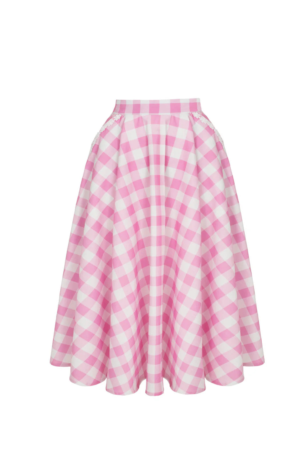 Jupe Vichy rose