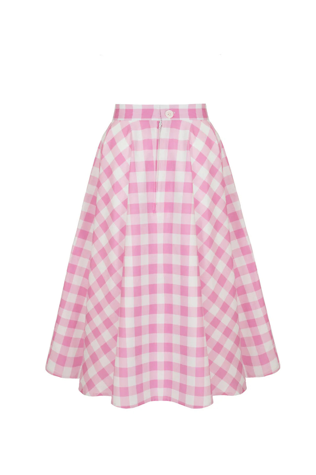 Jupe Vichy rose