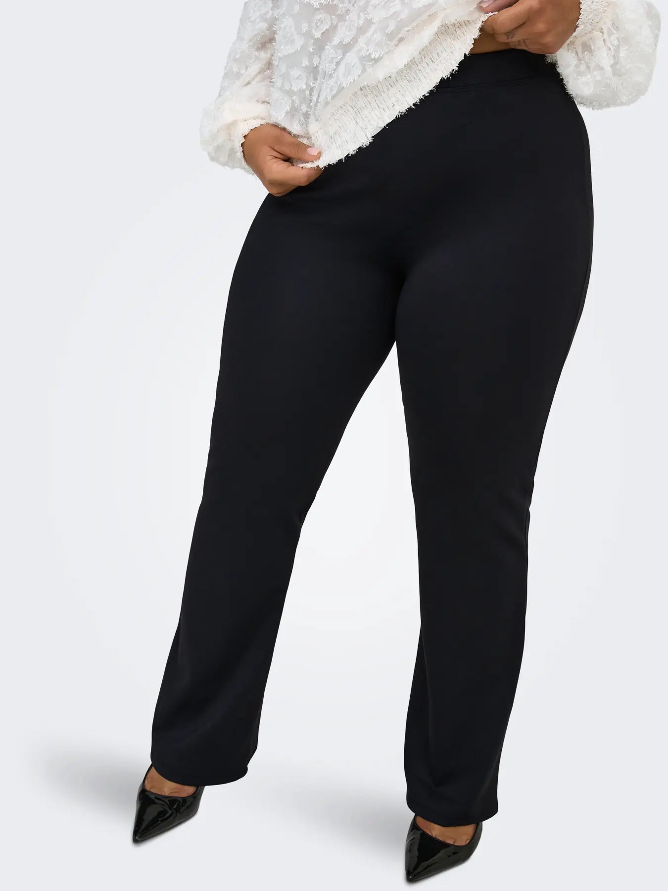 Pantalon interlock noir