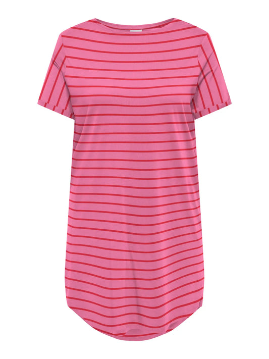 Robe t-shirt rayée