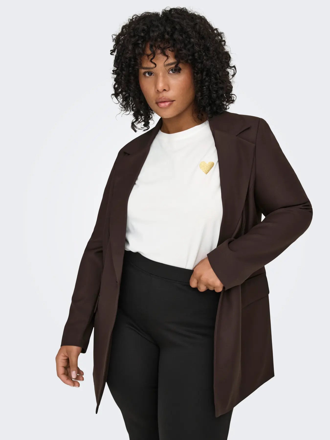 T-shirt coton bio cœur doré