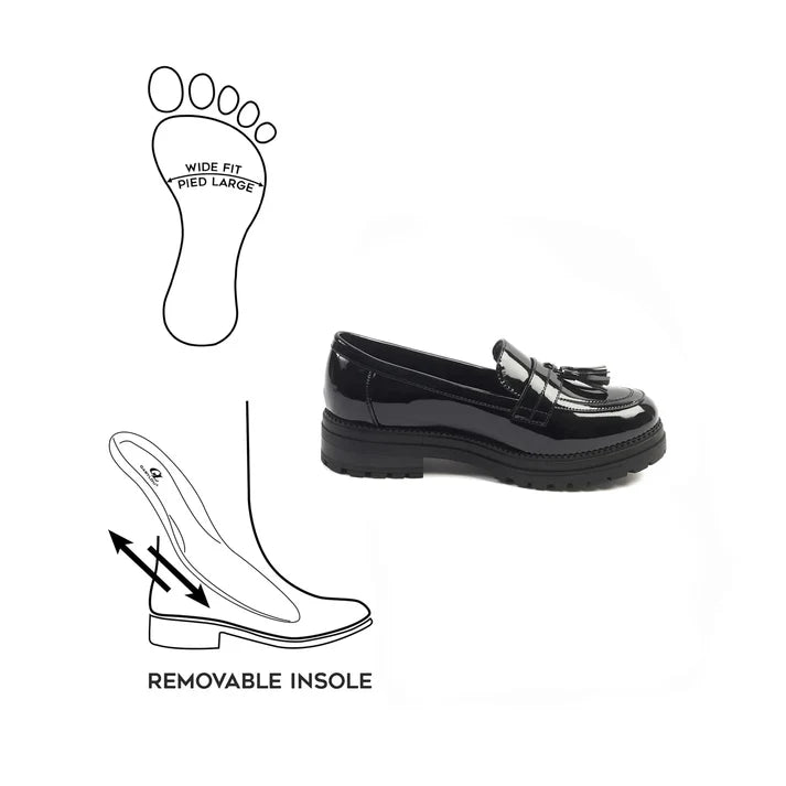 Les mocassins vernis Tina GABYLOU